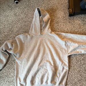 LONELY GHOST Light Gray Hoodie